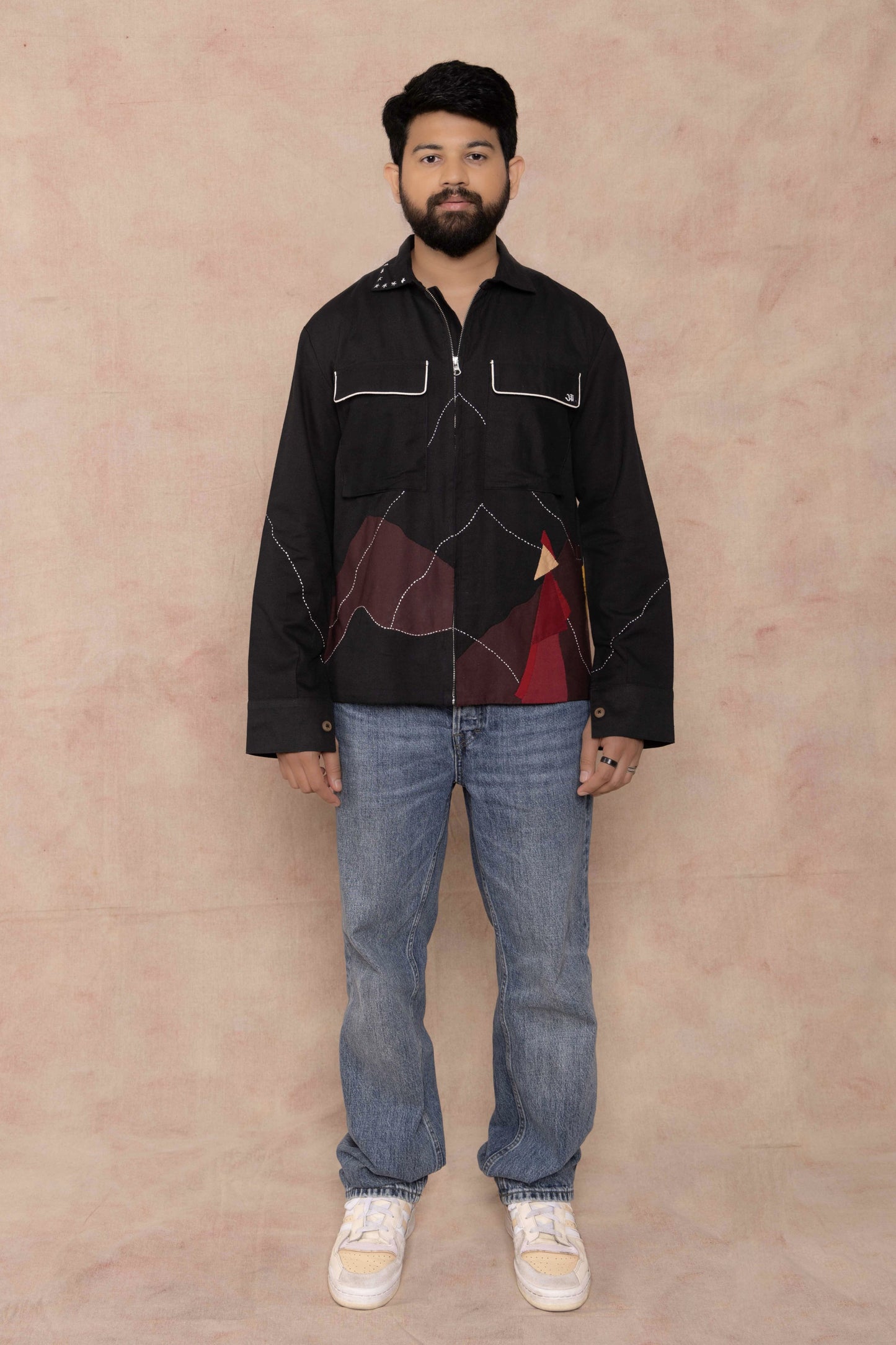 Black Jacket Handworked Full Shot