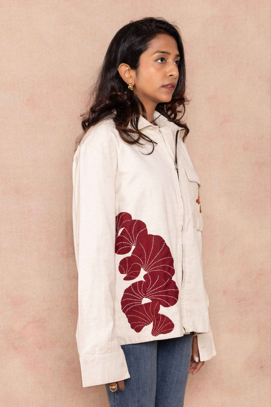 White Jacket Side Shot