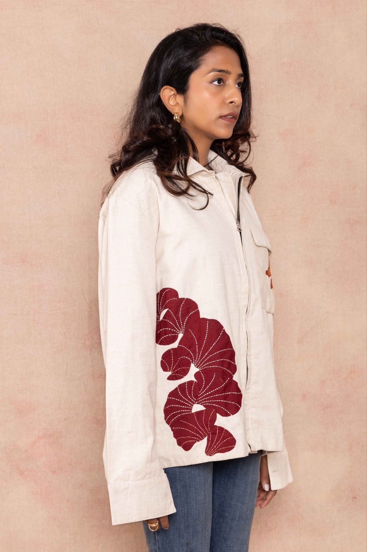 White Jacket Side Shot