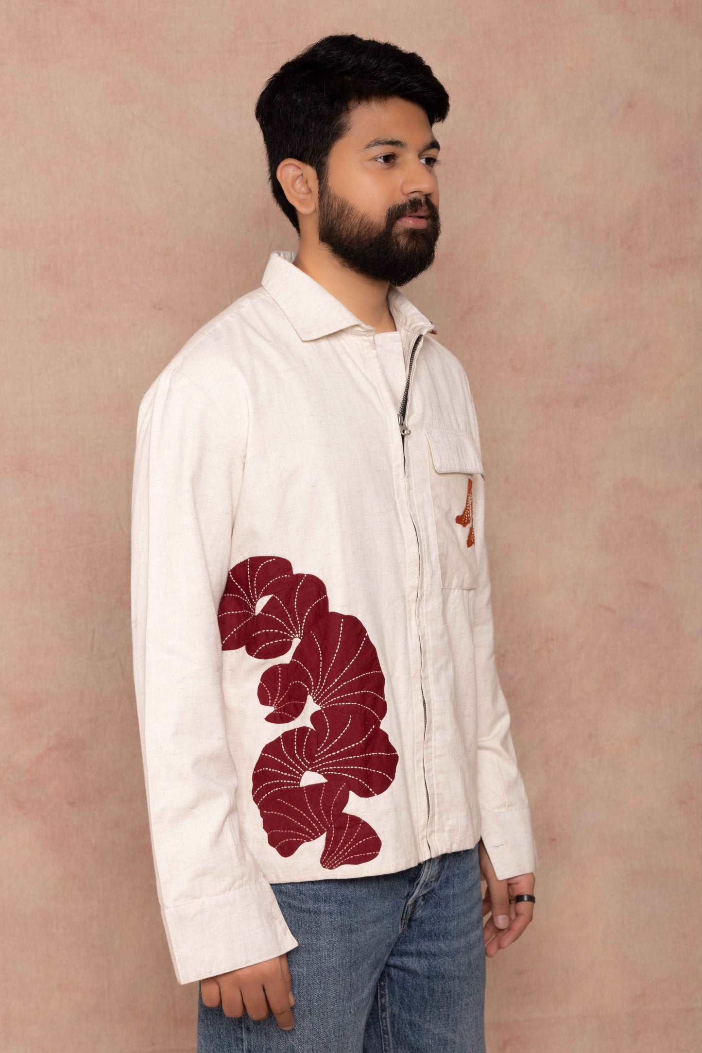 White Jacket Body shot with detailing