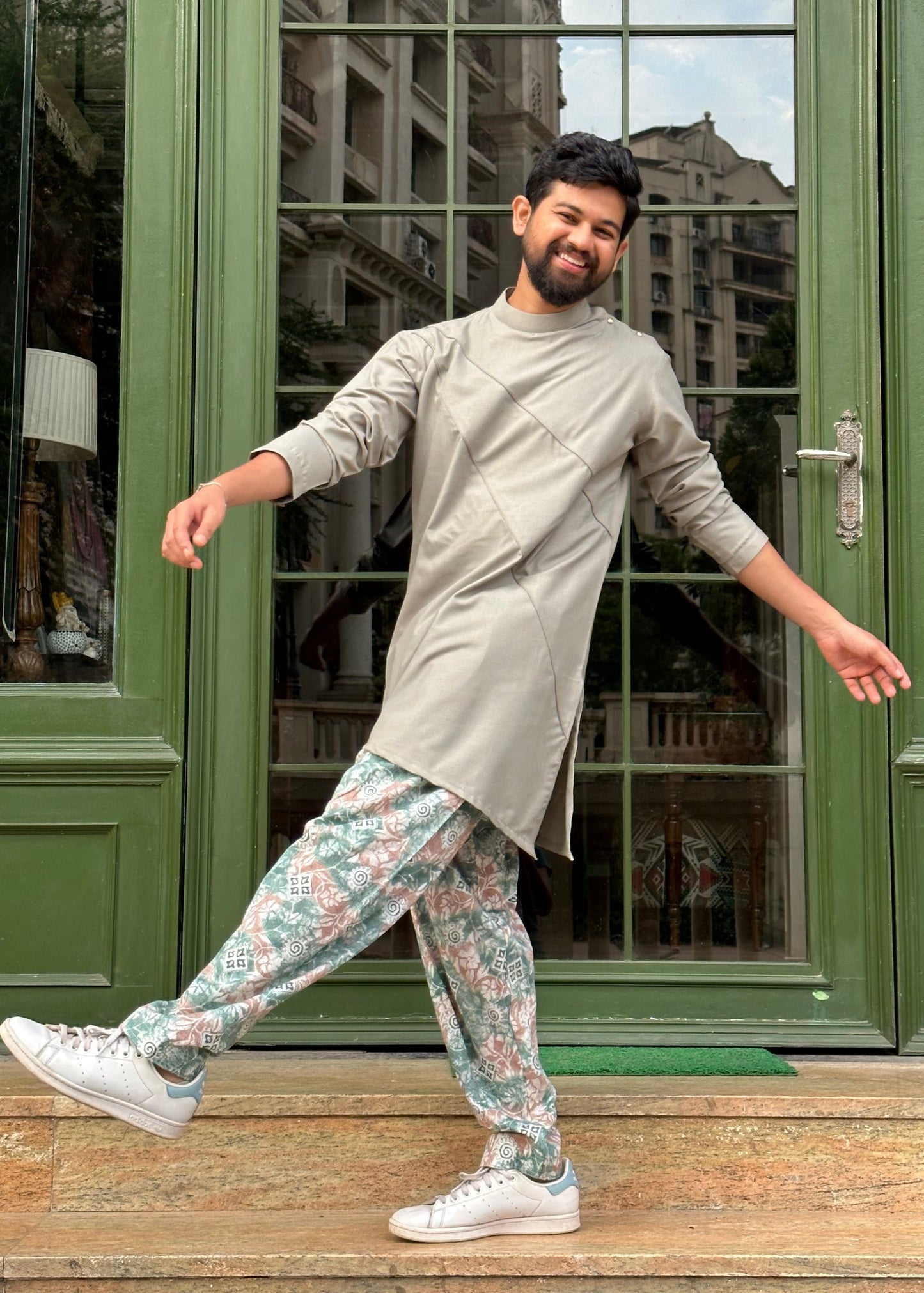 Sage Green Kurta Patiala Set