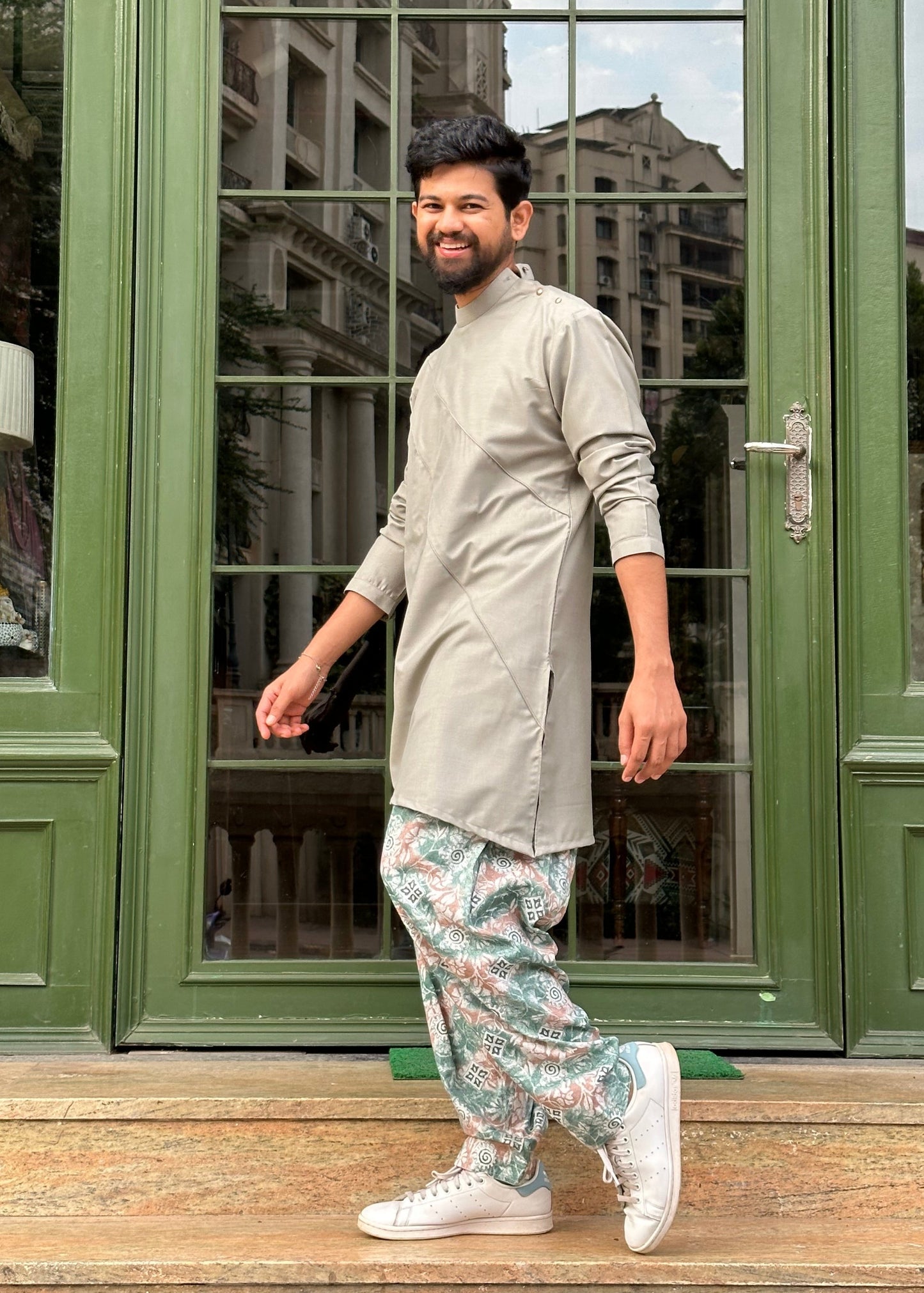 Sage Green Kurta Patiala Set