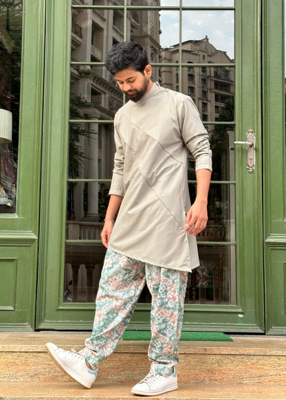 Sage Green Kurta Patiala Set