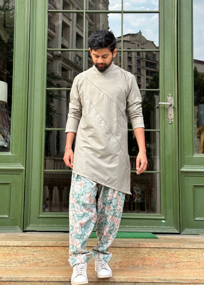 Sage Green Kurta Patiala Set