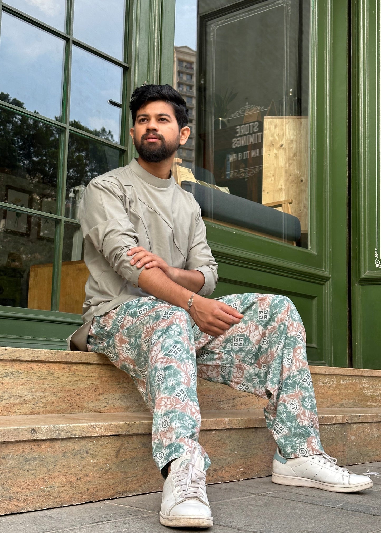 Sage Green Kurta Patiala Set