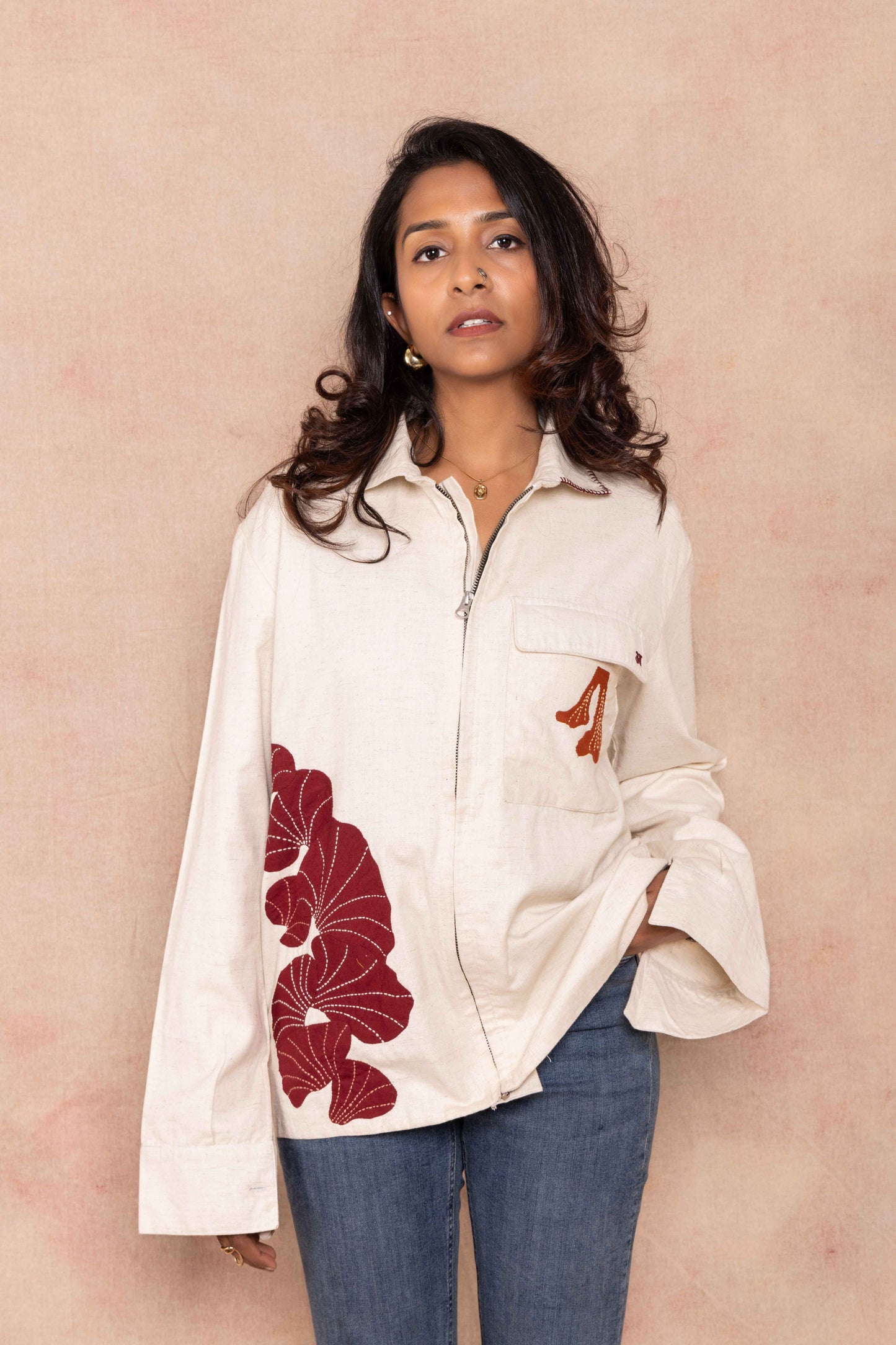 White Jacket Front